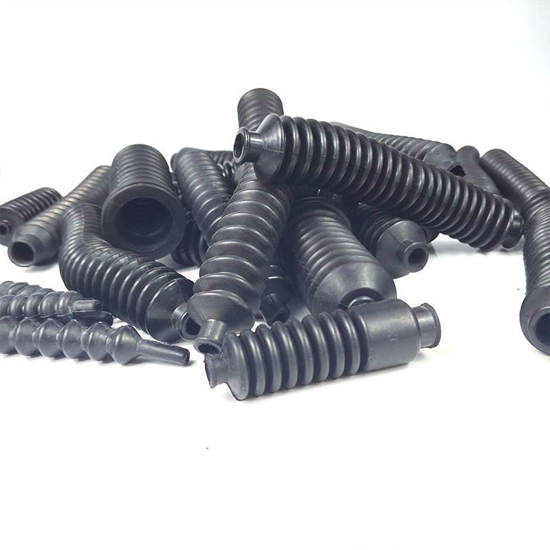 Custom Square Flexible Small Silicone Flange Cover Rubber Strip Bellows Hose Expansion Joint Hypalon Bellow Product Dust Cover