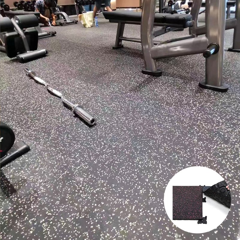 High Quality EPDM Rubber Flooring Gym Mat Interlock Wholesale Roll Cutting Service Available Gym Mat