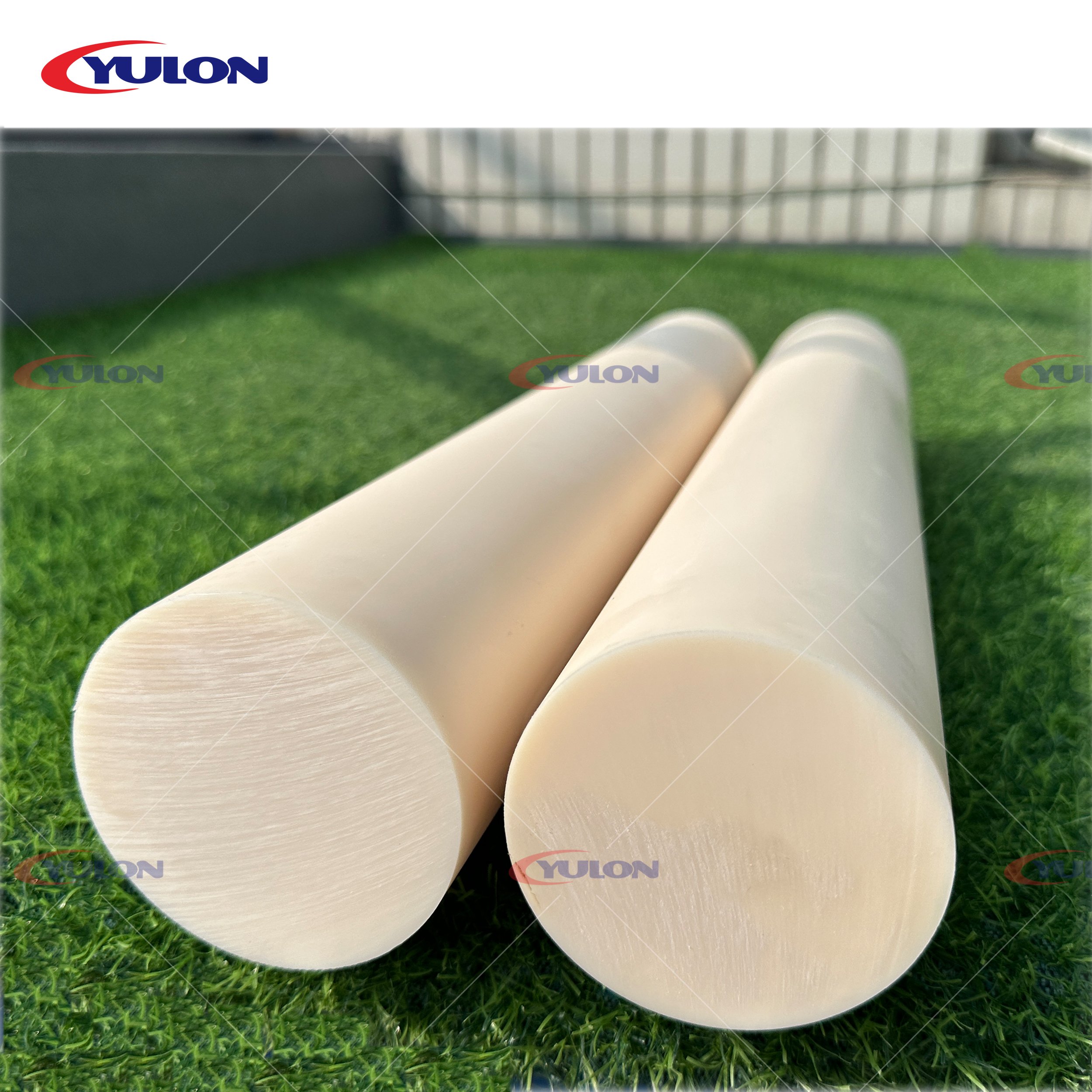 Antistatic Cream/Beige POM Rod Plastic Pomalux Rigid ESD Rod with Moulding Processing Service