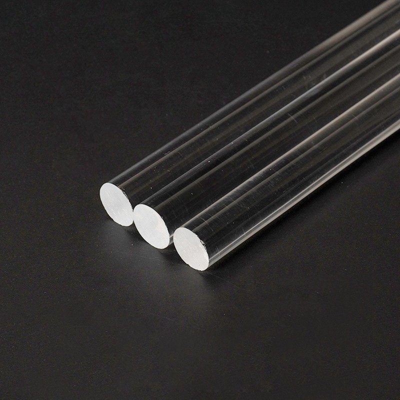 Factory Wholesale Clear Acrylic Rod PMMA Colored Cast Acrylic Rods Transparent Plastic Rod