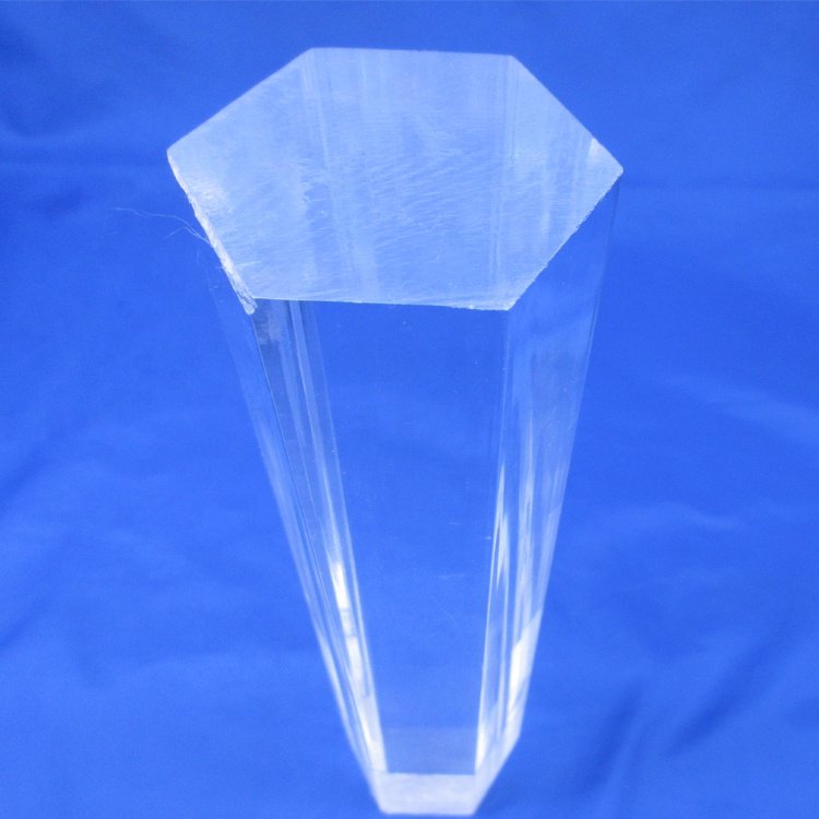 Clear plastic square acrylic rod