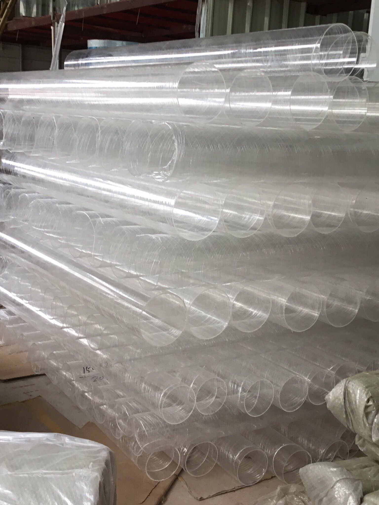 acrylic rectangular pmma pipe square plexiglass tube