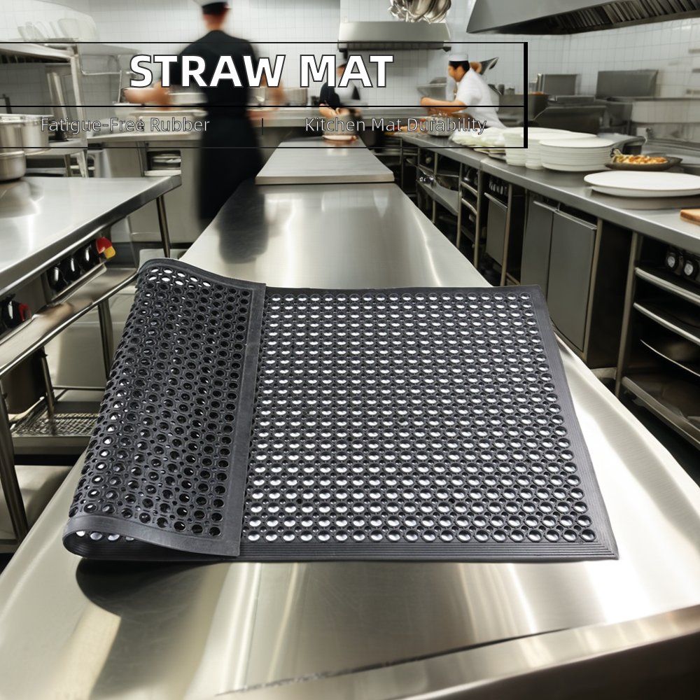 deck waterproof rubber mat anti skid rubber mats kitchen colorful drainage rubber mat