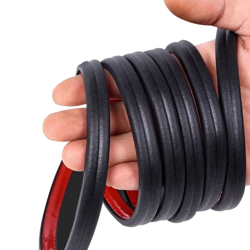 Rubber Epdm Foam sound insulation car door P Z D B shape adhesive sponge rubber seal with tape for door and window