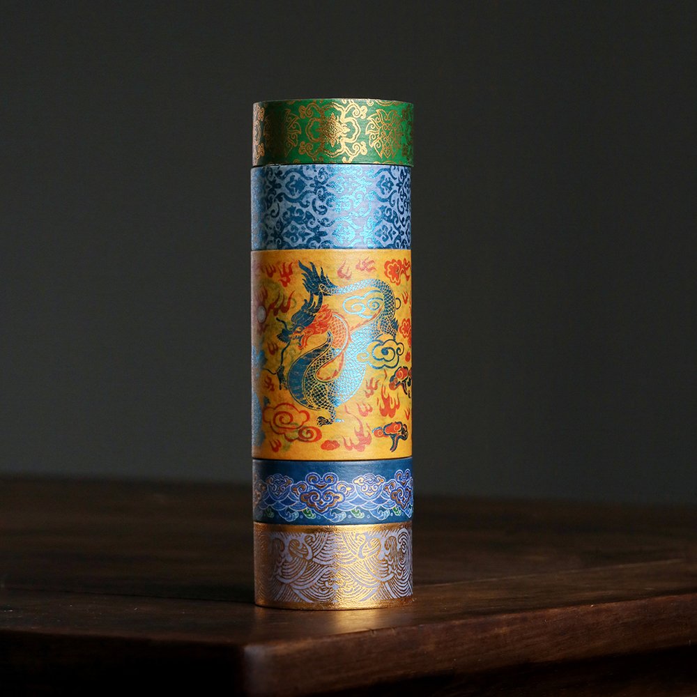 Washi tape, dragon and phoenix national style series of cultural and creative handbook tape