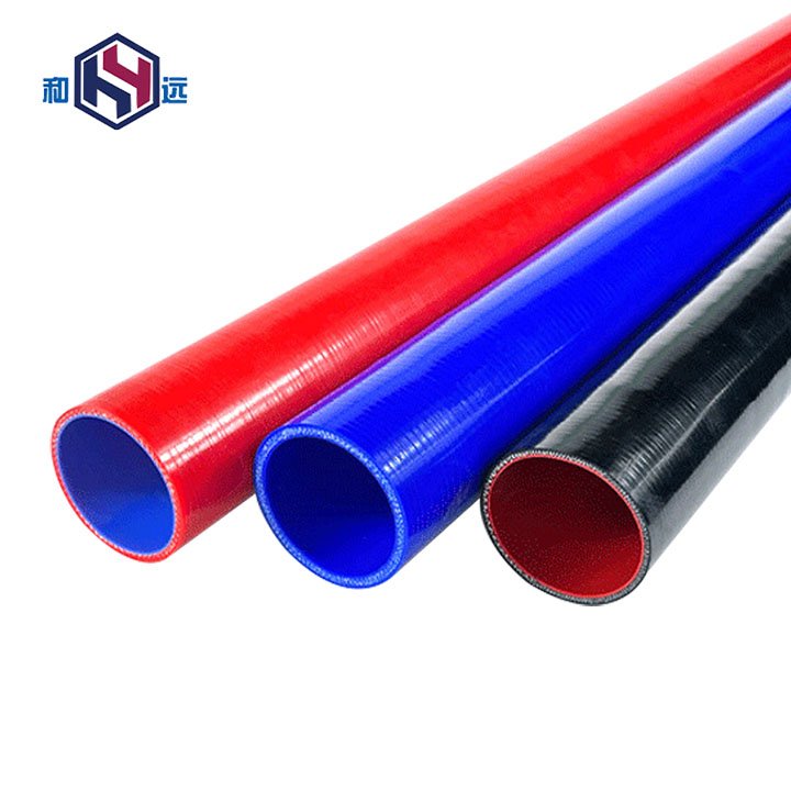 Four-Layer Silicone Rice Tube Heat-Resistant Clamping Wire Automotive Rubber Straight Tube Intercooler Connection Modified