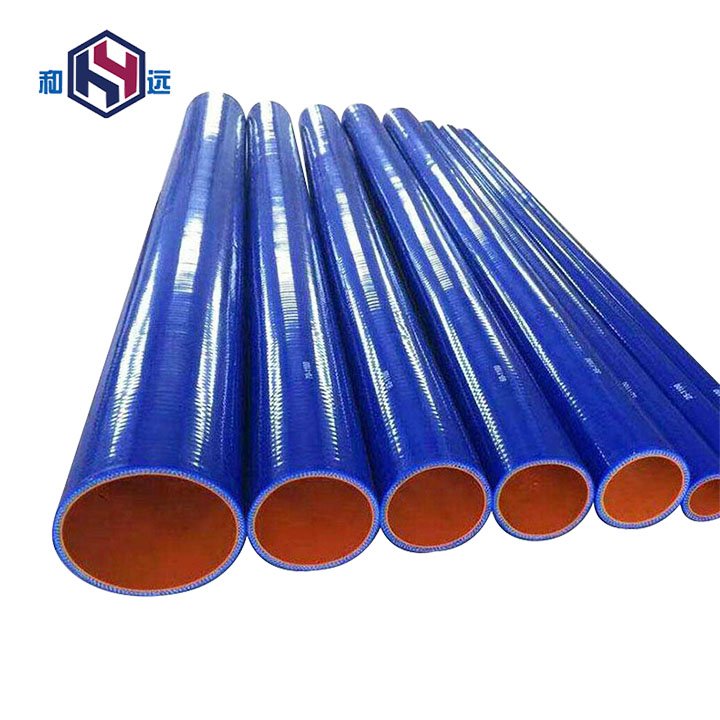 Four-Layer Silicone Rice Tube Heat-Resistant Clamping Wire Automotive Rubber Straight Tube Intercooler Connection Modified