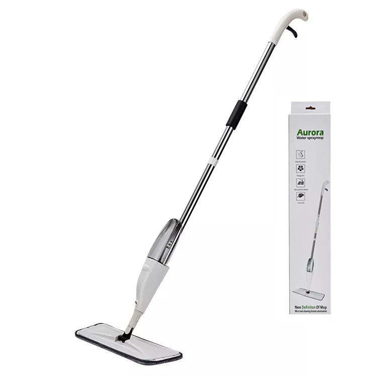 Wholesale Custom Logo Portable Detachable 360 Rotary Floor Cleaning Tools hand-free spray microfiber flat mop for floor cleaning