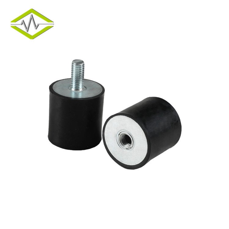 Battery cooler/blower/motor anti vibration genset mounting damper for heat pump press