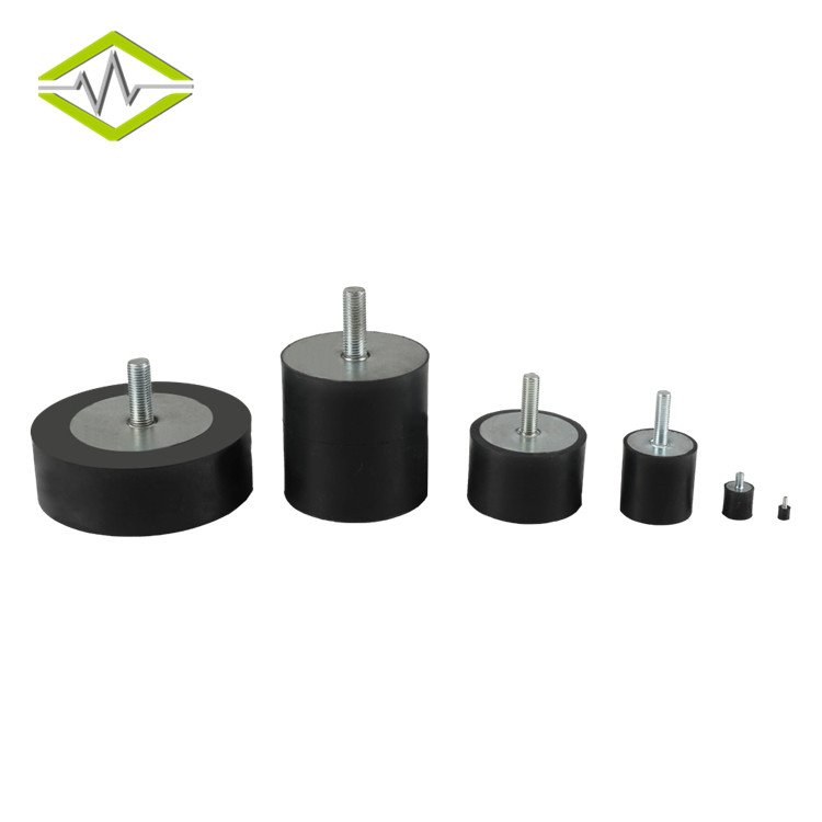 Battery cooler/blower/motor anti vibration genset mounting damper for heat pump press