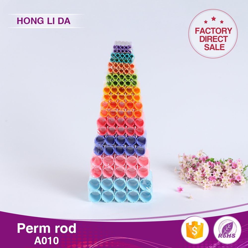 Factory wholesale plastic easy hair rollers curling perm rods