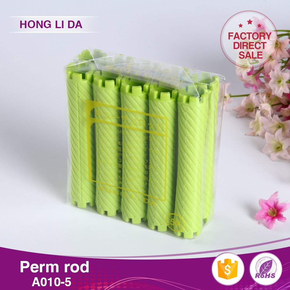 Factory wholesale plastic easy hair rollers curling perm rods