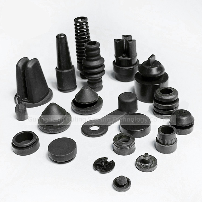 Custom Rubber Parts Molded Rubber Part FKM EPDM Rubber Parts Free Sample Molded NBR Silicone Mouldings Custom Size 20pcs