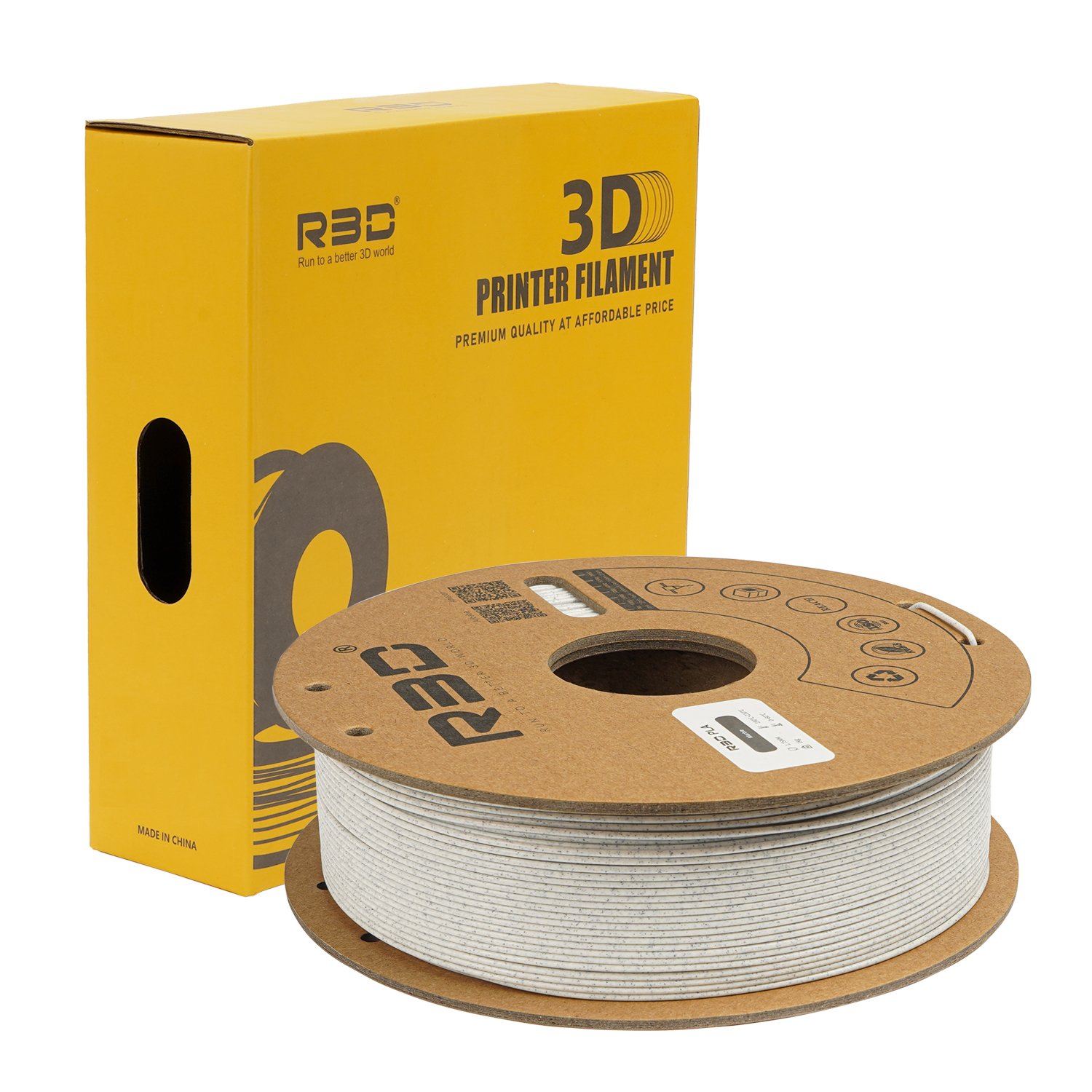 Wuhu R3D Marble Filament 3d Printer PLA 1KG/Spool Neat Winding Eco Plastic