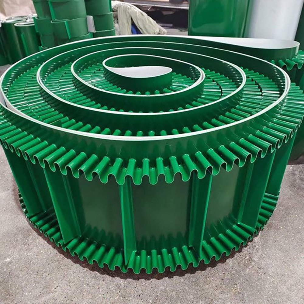 Oem High Quality Guided Mini Industrial Pvc Smooth Skirt Conveyor Belt