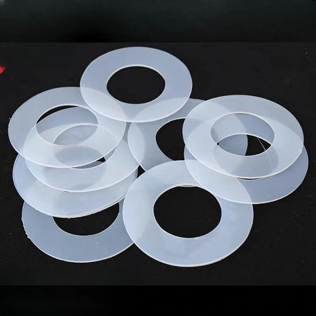 Professional standard Transparent White Food Grade Gasket Seal Silicone Round rubber Gasket food grade silicone gasket sheet