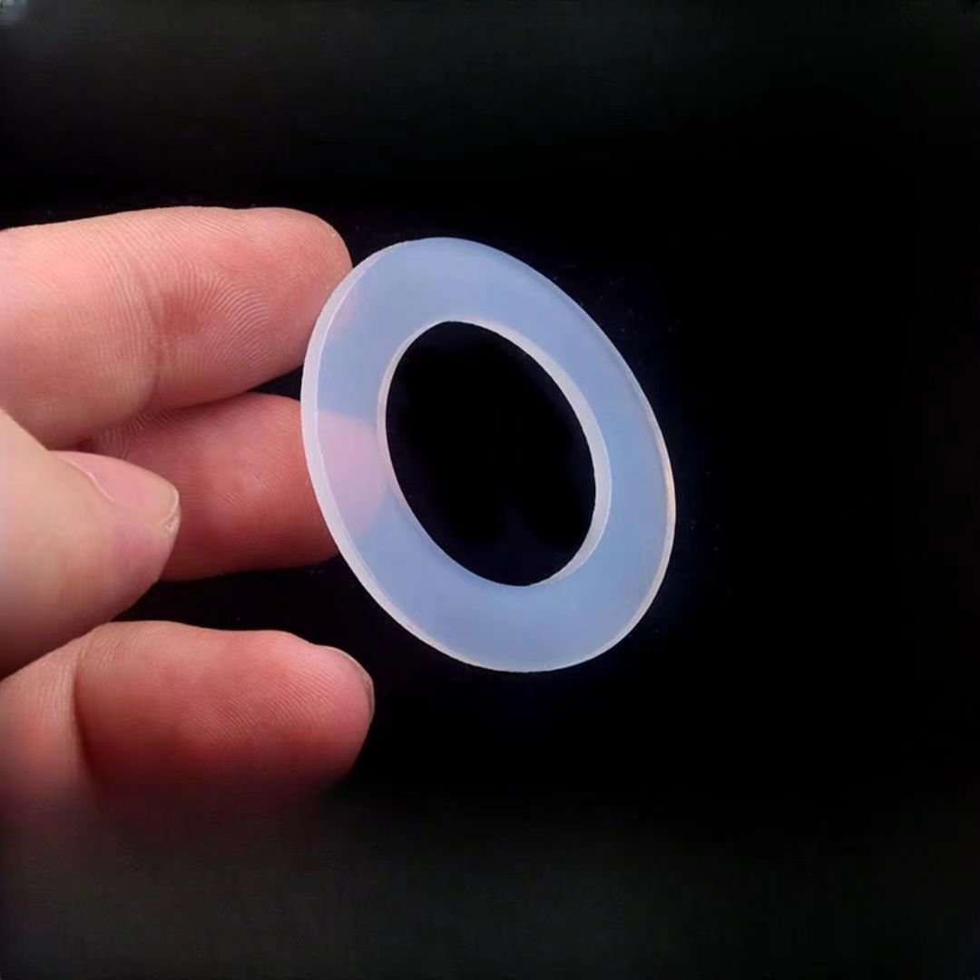Professional standard Transparent White Food Grade Gasket Seal Silicone Round rubber Gasket food grade silicone gasket sheet