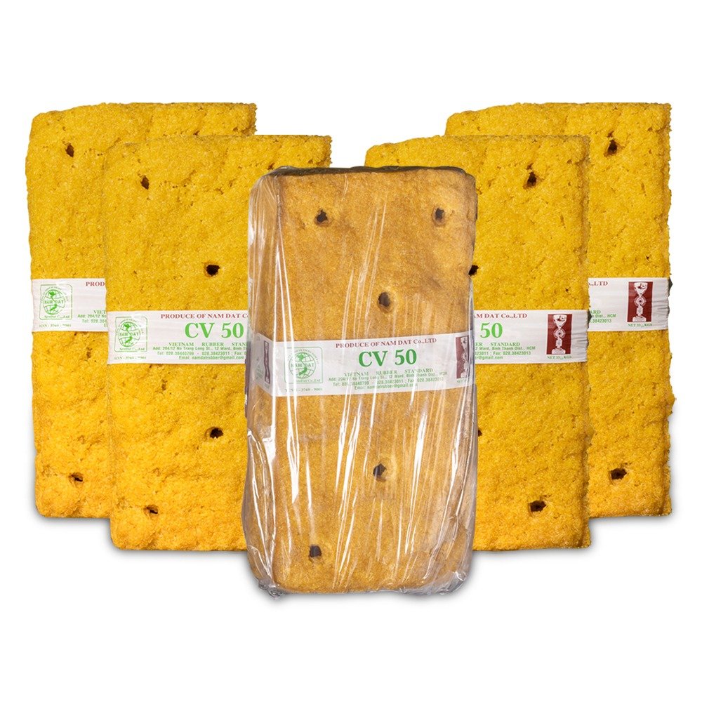 Hot Sale SVR CV50 Natural Rubber for Tire Yellow Natural Rubber Vietnam Supplies product Natural rubber