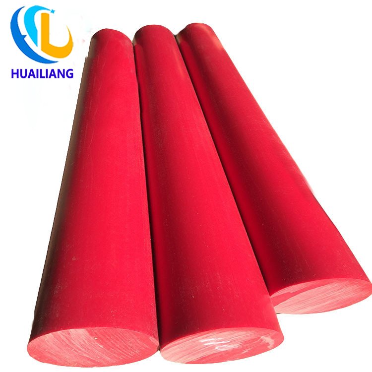 high quality custom made wear-resistance nylon rods uhmwpe solid plastic extruded rods