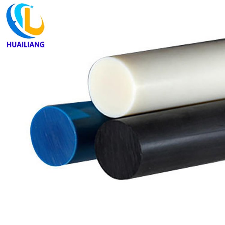 high quality custom made wear-resistance nylon rods uhmwpe solid plastic extruded rods