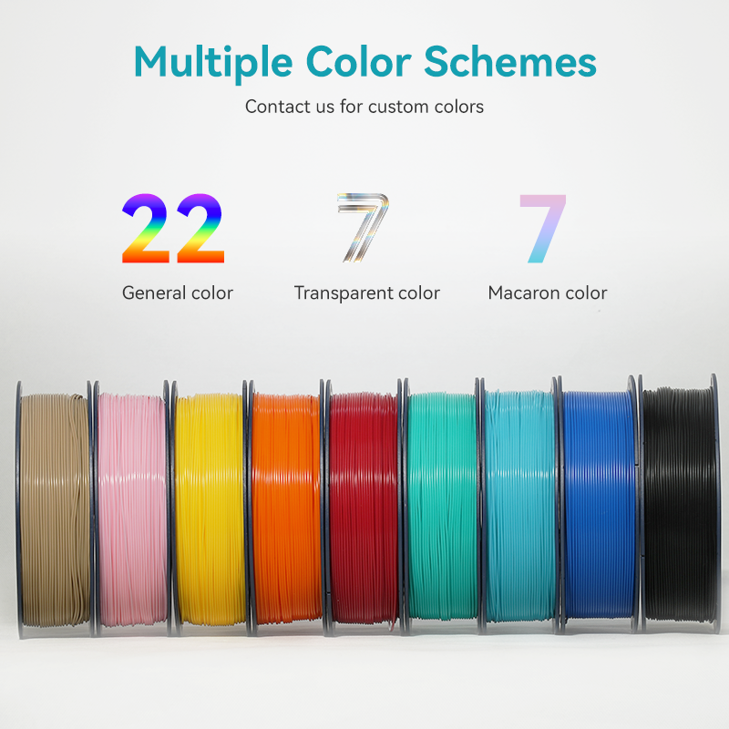 SUNLU High Toughness 3D Filament PLA+ Multicolor 1.75mm 3D Printer Filament Plastic PLA Filament