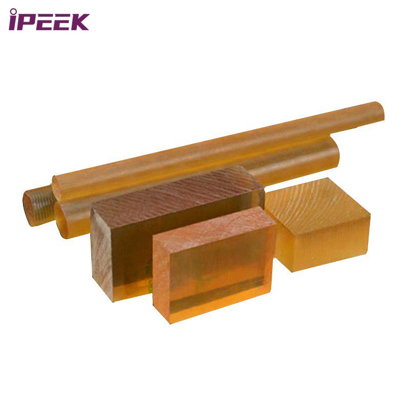 iPEEK Manufacturer Extruded Round Bar Transparent Ultem PEI Amber Rods Sheet