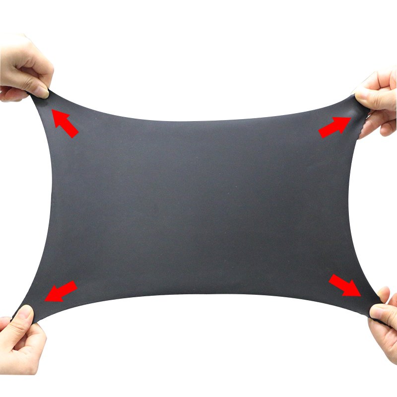 Dongqian CR SC SBR Smooth Skin Neoprene Fabric Elastic Neoprene Rubber Sheets Yamamoto Neoprene Fabric