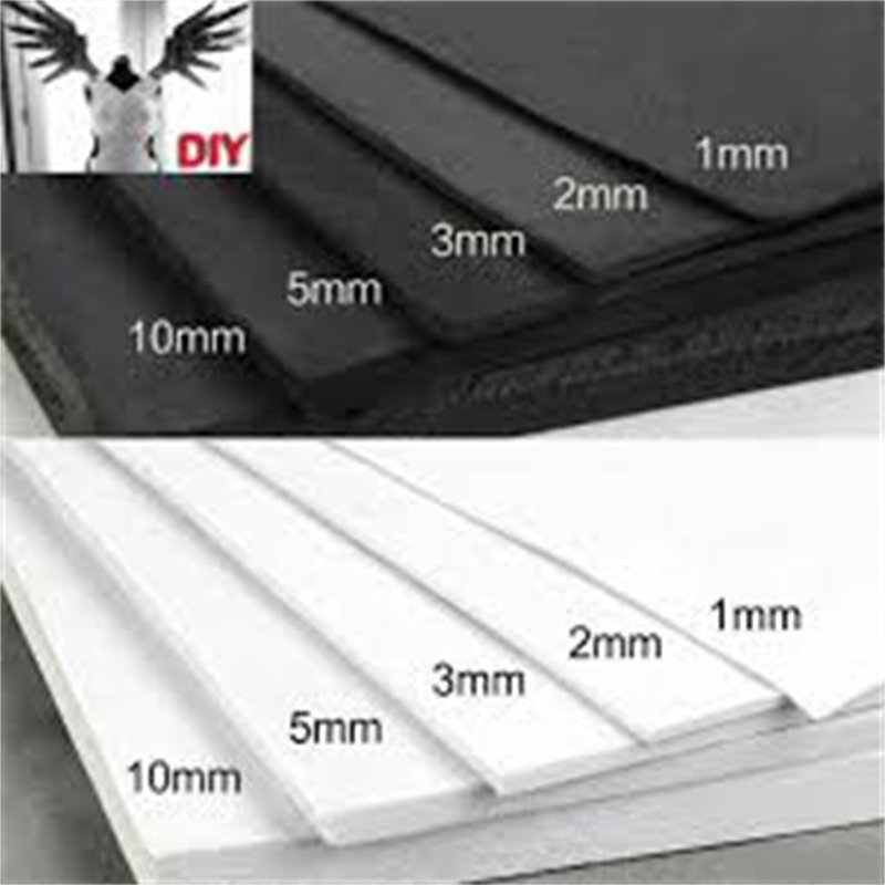 1mm 2mm 3mm 4mm Automotive Grade Silicone Foam Rubber Sheet EPDM/CR/EVA/PE Mat/Pad/Plate