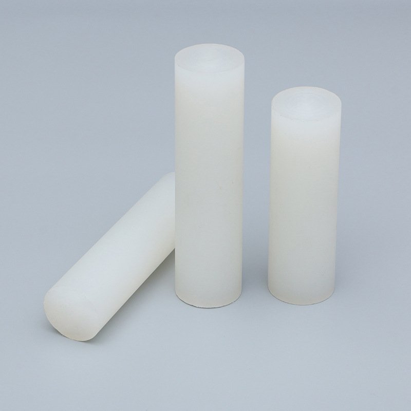 UHMW-PE Nylon POM PTFE HDPE PP Extruded Virgin White PTFE Rod Manufacturer Round Bar