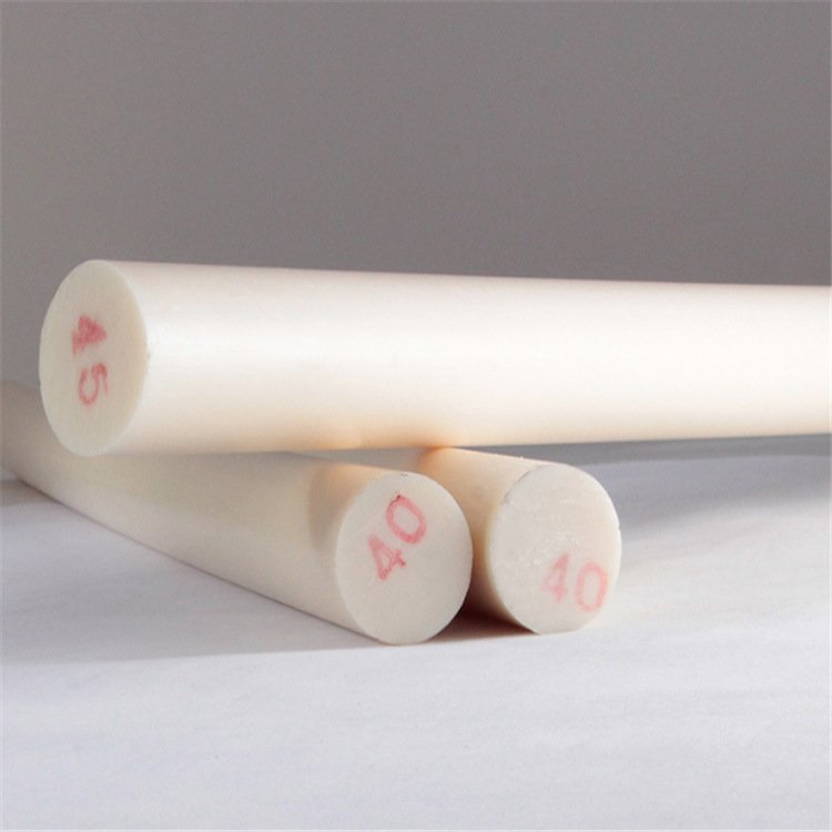 UHMW-PE Nylon POM PTFE HDPE PP Extruded Virgin White PTFE Rod Manufacturer Round Bar