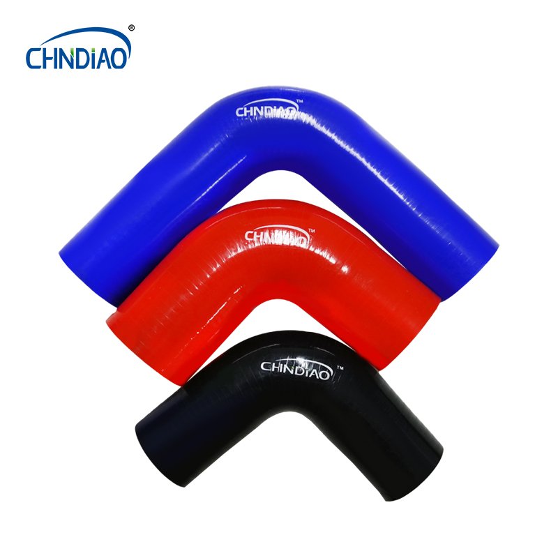 Automotive 90 Elbow Truck Radiator Reducer Rubber Tube Flexible Silicone Hose for Car