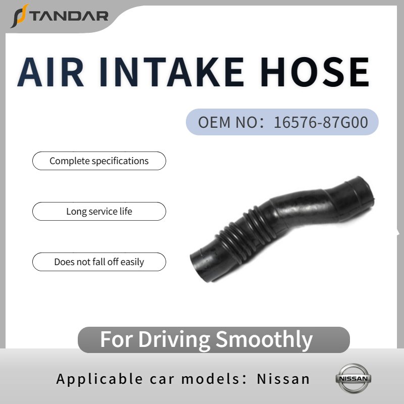 Manufacturer High Quality Auto Parts Air Cleaner Intake Hose 16576-87G00 1657687G00 For NI-SSAN Frontier Navara D21 2.5L 5