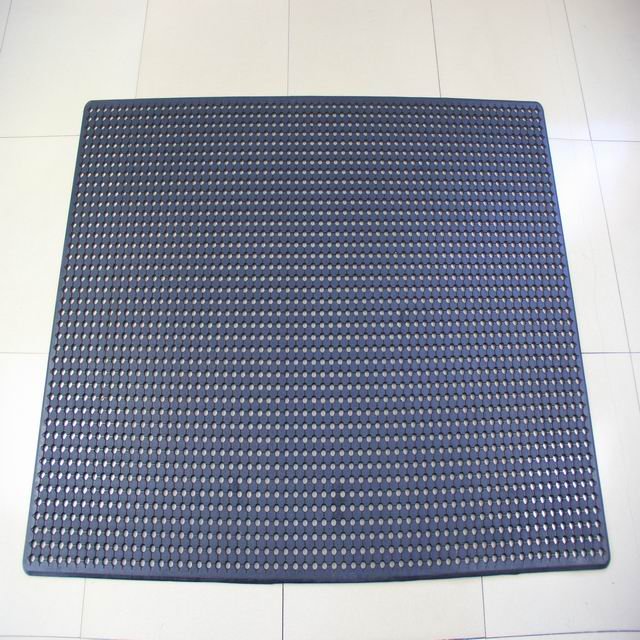 Anti-Fatigue Kitchen Rubber Mat Interlocking Design with Custom Cutting and Moulding Processing Service