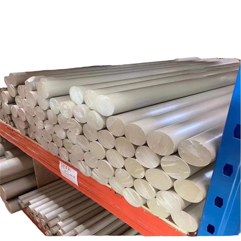 30% Carbon Fiber Filled Black PEEK Plastic Rod High Temperature Resistance Product Category Plastic Sheets