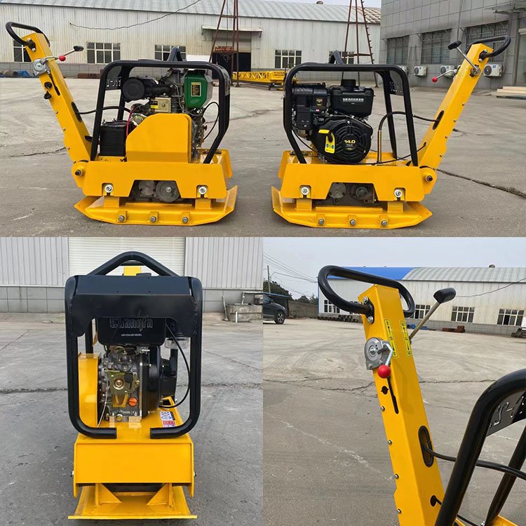 Excellently One Way Reversible Diesel Gasoline Powered Vibrating Plate Compactor Neat 80kgs Honda Powered Soil Plate Compactor