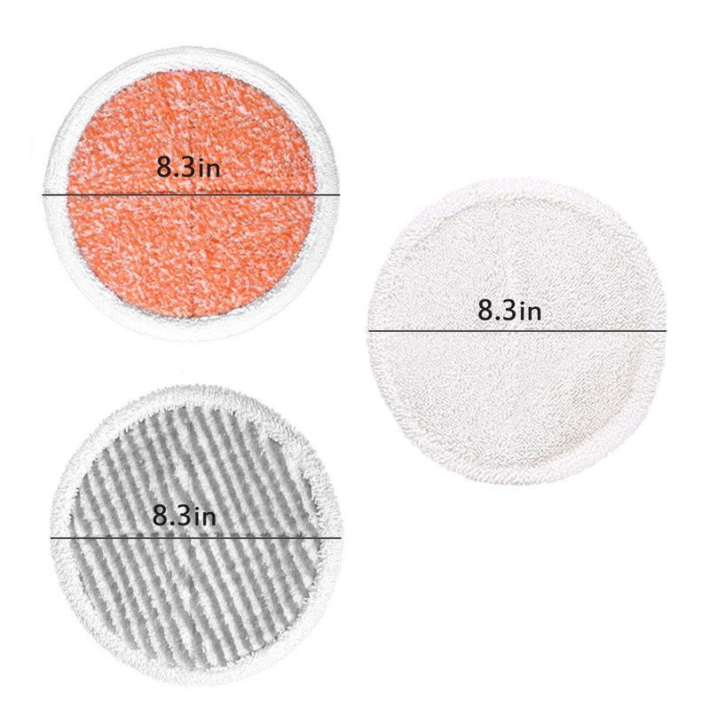 Spinwave Hard Floor Cleaner Powered Rotating Mop Pads Replacement Mop Pads for Bissell 2124,2039A,2307,23157,20391,20399
