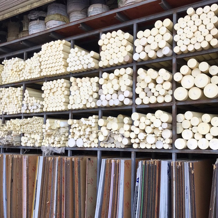 White solid ABS plastic rods engraving processing low temperature resistance impact resistance ABS plastic rods
