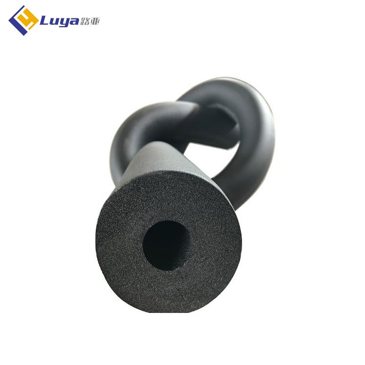 Design Black Rubber Insulation Tube 30mm Closed Cell Foam PVC NBR Plastic Pipe Insulation for Construction