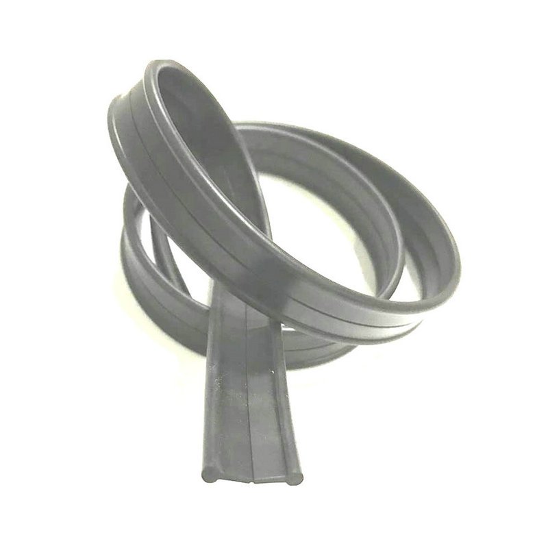 Customized Extruded EPDM Silicone Solid Rubber Sealing Strip For Industrial Equipment