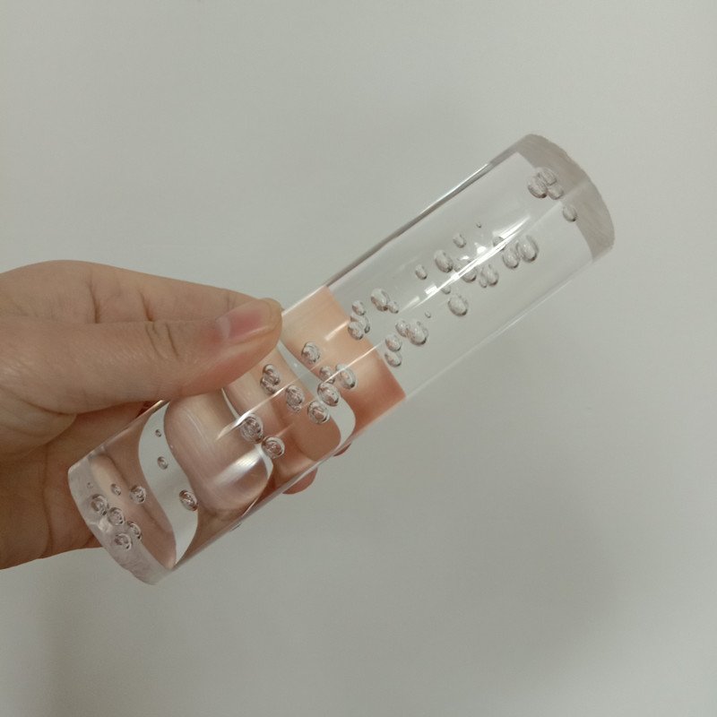 High quality plastic rod color bubble acrylic rod for led light