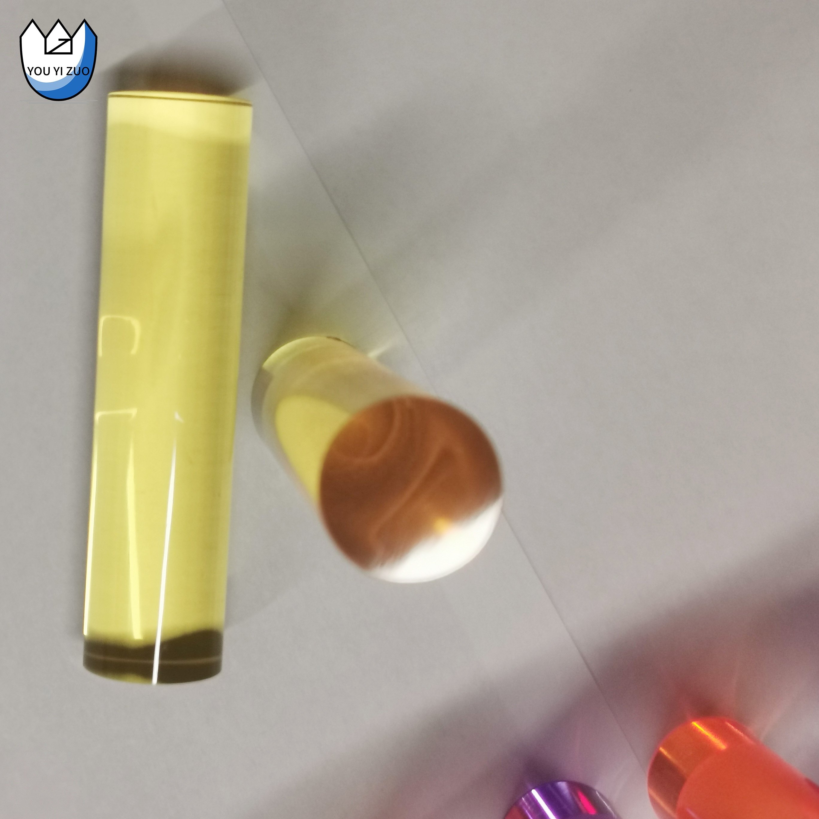 YOUYIZUO Colored PMMA Bar Furniture Cast Tube Transparent Bubble Acrylic Rods Colored Led Bar Table