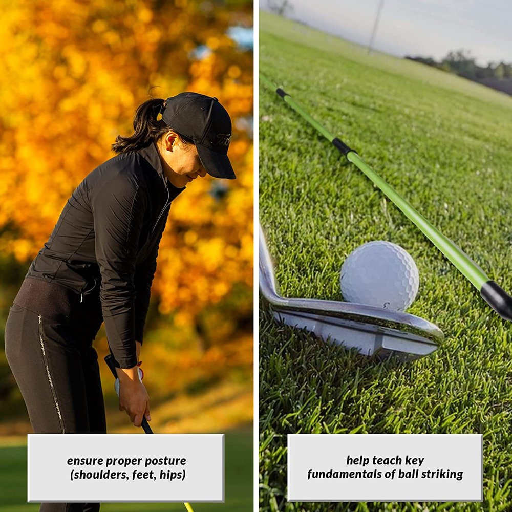 High Quality Golf Swing Training Aids Foldable Design 3 Pack Plastic Golf Practice Alignment Sticks Rods