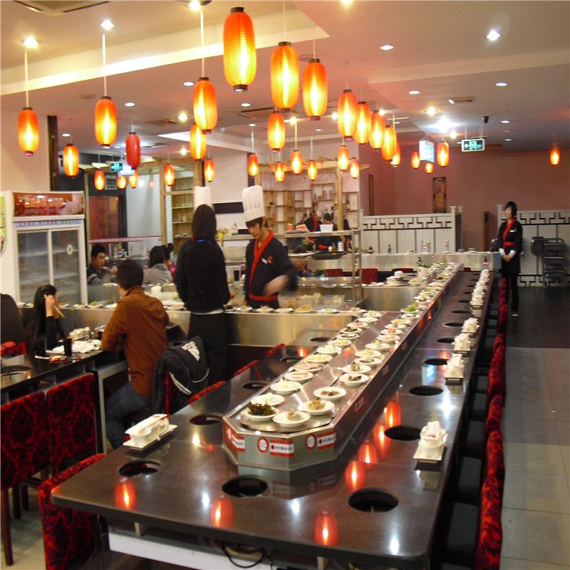 Customized Rotating Sushi Conveyor Hinge Steel Making Machine