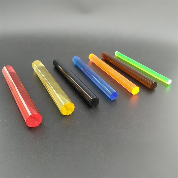 LANDU Custom Shape Casting Extrude Round Acrylic rods High clear acrylic Rods Clear transparent pmma bar acrylic Rod