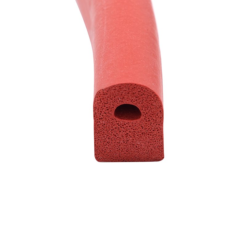 Custom Shape Extruded Silicone Rubber Strip Seals Extrusion Rubber Seal