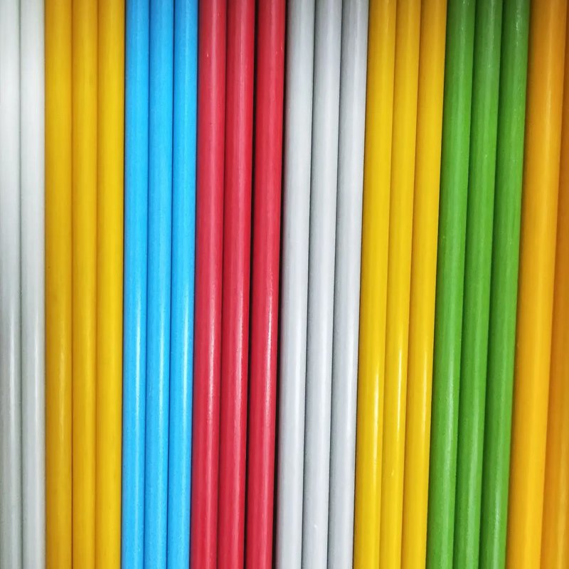 Factory Price Colorful Fiberglass Rods Sticks Fiberglass Solid Rod FRP Rod Price