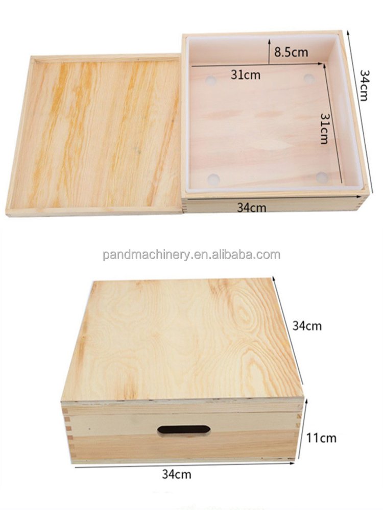 Insulated large wooden box/handmade soap making mould/silicon soap mould