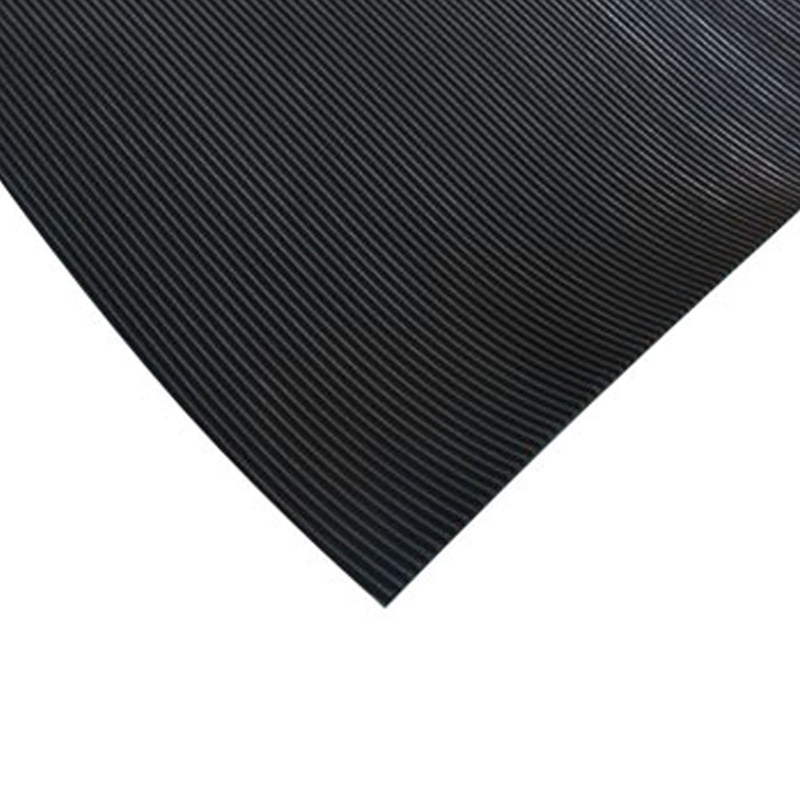 Easy Clean Grooved Fine Ribbed Anti-slip Rubber Sheet Rubber/ Floor Mat for Outdoors usage