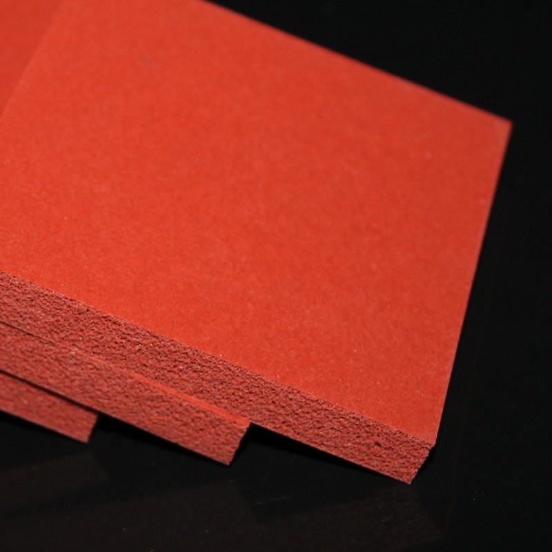 OEM high temperature resistance insulation sponge foam silicone rubber pad for vacuum press machine
