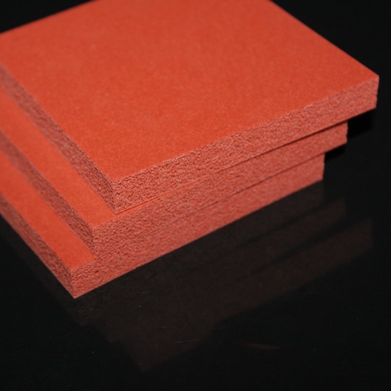 OEM high temperature resistance insulation sponge foam silicone rubber pad for vacuum press machine